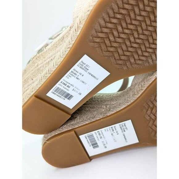 Cole Haan Cloudfeel Women's Espadrille Wedge Heels Linen Size 10 MSRP $160 - Picture 8 of 8